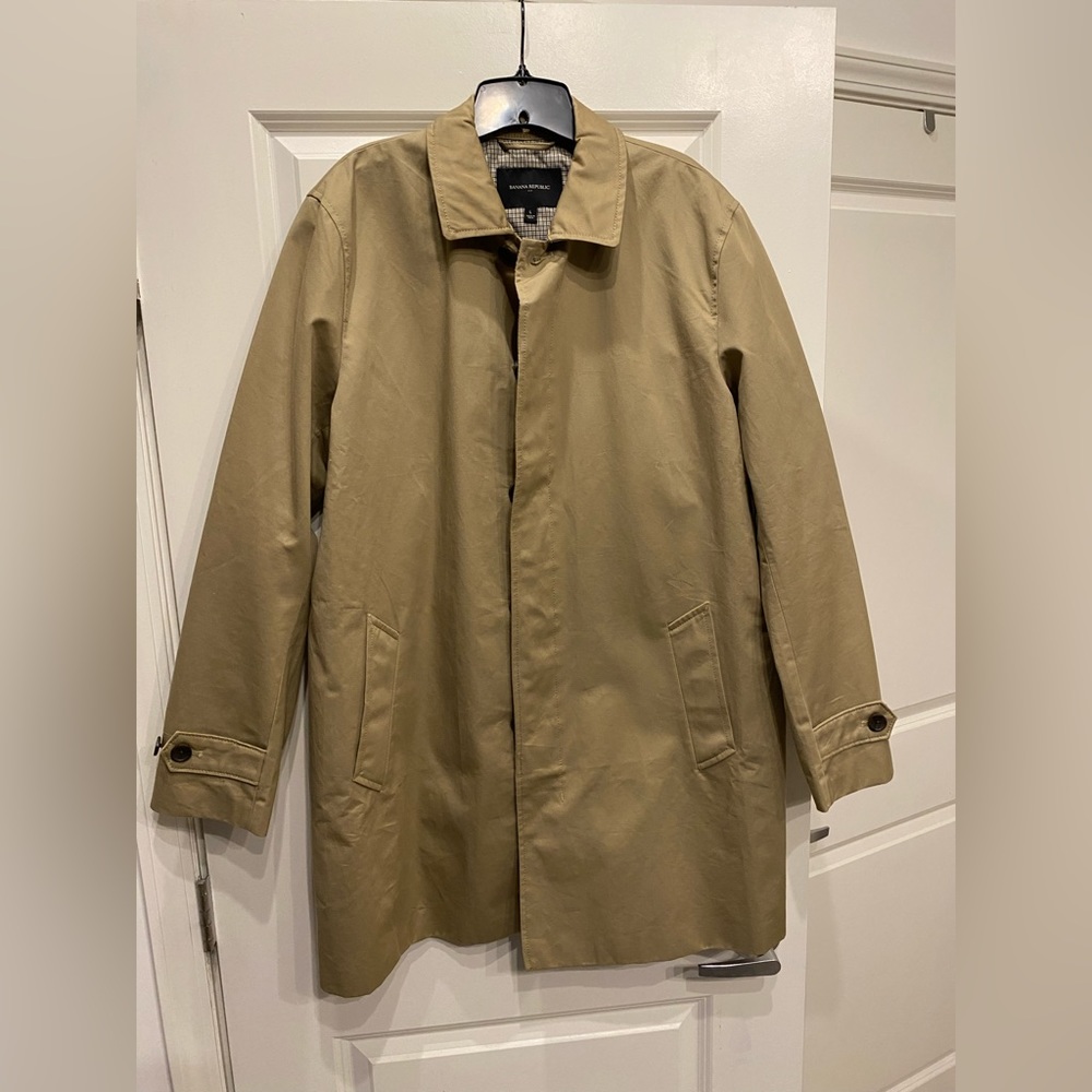 Banana Republic Water-Resistant Mac Jacket